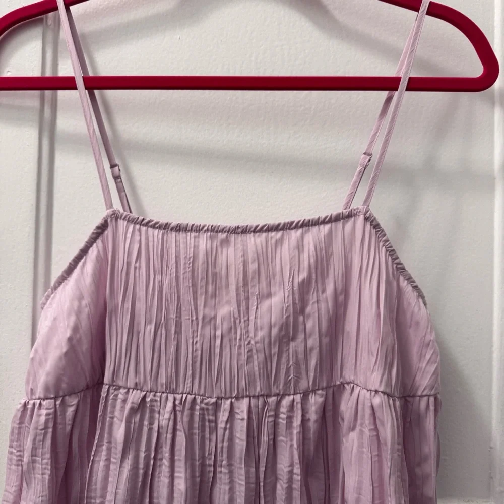 Urban Outfitters Lavender Tiered Mini Sundress